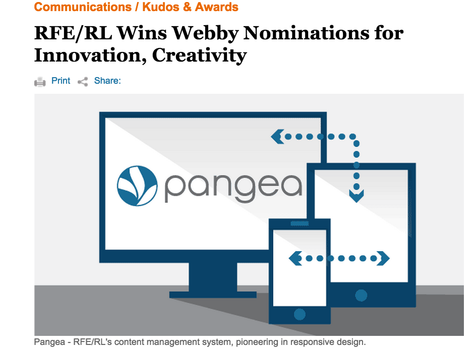 RFE/RL Webby Nomination