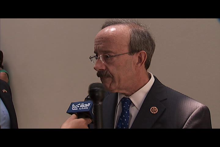 Representative Engel speaks with Alhurra about sanction on Iran.