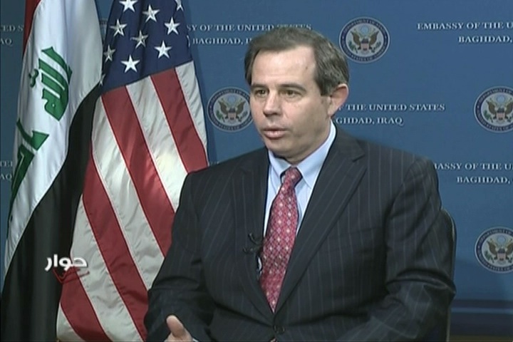 U.S. Ambassador to Iraq Stuart E. Jones speaks to Alhurra about ISIL