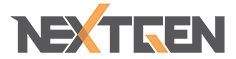 gray and orange NextGen logo